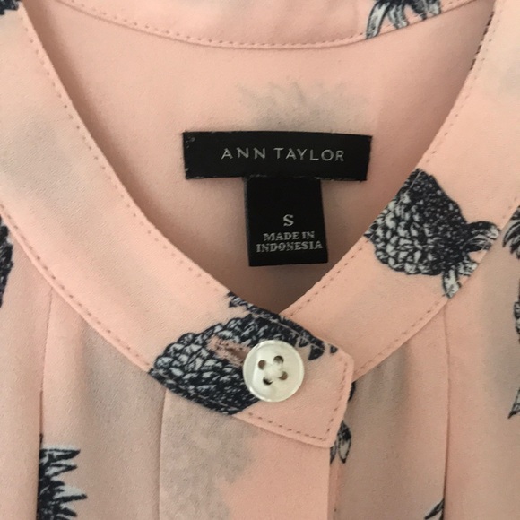Ann Taylor pineapple blouse - Picture 2 of 8
